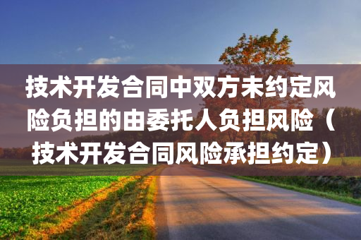 技术开发合同中双方未约定风险负担的由委托人负担风险（技术开发合同风险承担约定）