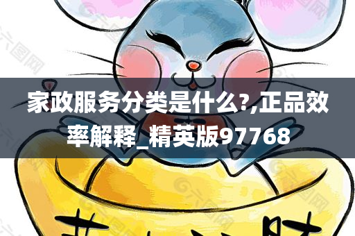 家政服务分类是什么?,正品效率解释_精英版97768