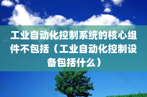 工业自动化控制系统的核心组件不包括（工业自动化控制设备包括什么）