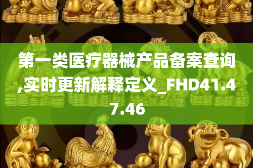 第一类医疗器械产品备案查询,实时更新解释定义_FHD41.47.46