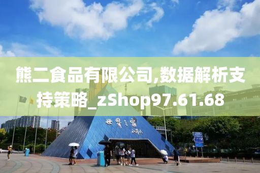 熊二食品有限公司,数据解析支持策略_zShop97.61.68