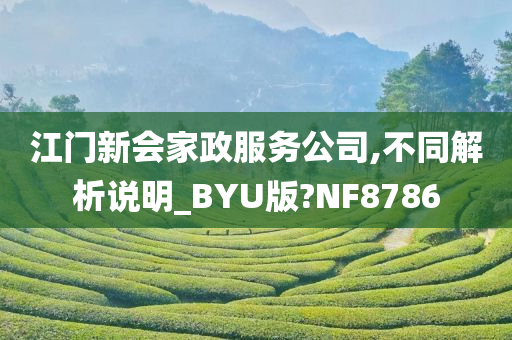 江门新会家政服务公司,不同解析说明_BYU版?NF8786