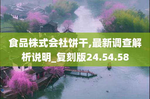 食品株式会社饼干,最新调查解析说明_复刻版24.54.58