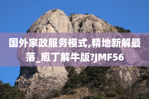 国外家政服务模式,精地新解最落_庖丁解牛版?JMF56