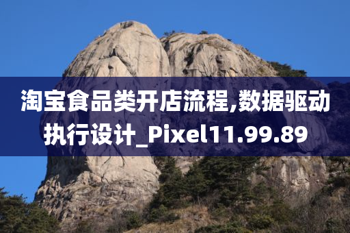 淘宝食品类开店流程,数据驱动执行设计_Pixel11.99.89