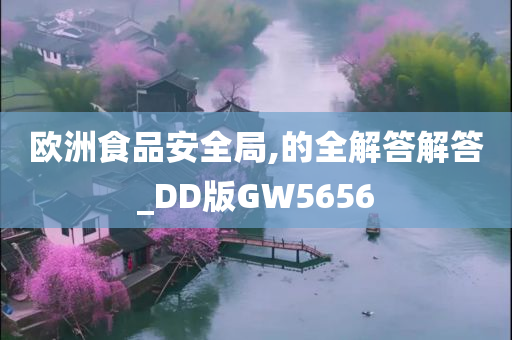 欧洲食品安全局,的全解答解答_DD版GW5656