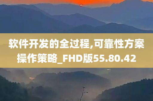 软件开发的全过程,可靠性方案操作策略_FHD版55.80.42