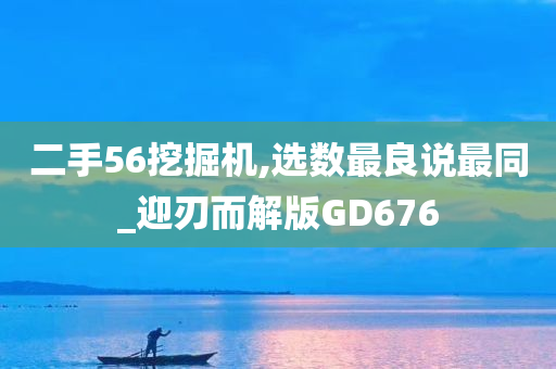 二手56挖掘机,选数最良说最同_迎刃而解版GD676