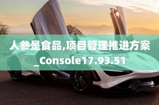 人参是食品,项目管理推进方案_Console17.93.51