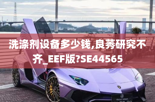 洗涤剂设备多少钱,良莠研究不齐_EEF版?SE44565