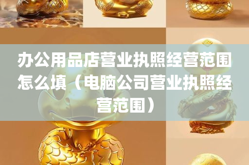 办公用品店营业执照经营范围怎么填（电脑公司营业执照经营范围）