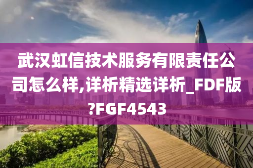 武汉虹信技术服务有限责任公司怎么样,详析精选详析_FDF版?FGF4543