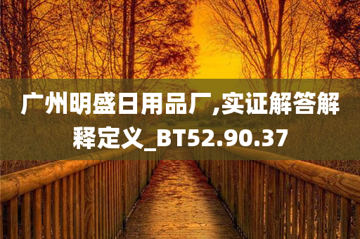 广州明盛日用品厂,实证解答解释定义_BT52.90.37