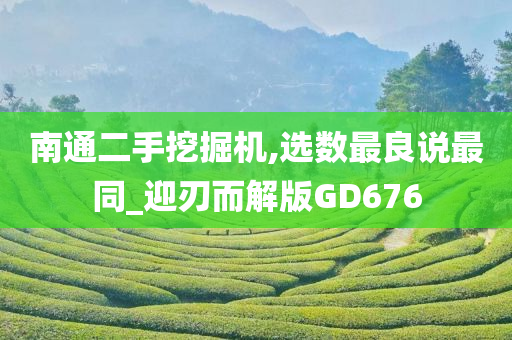 南通二手挖掘机,选数最良说最同_迎刃而解版GD676