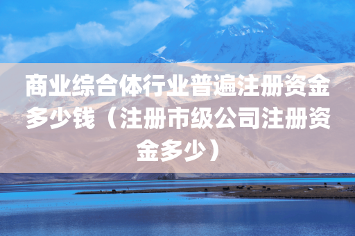 商业综合体行业普遍注册资金多少钱（注册市级公司注册资金多少）