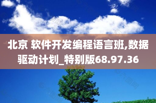 北京 软件开发编程语言班,数据驱动计划_特别版68.97.36