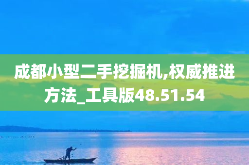 成都小型二手挖掘机,权威推进方法_工具版48.51.54