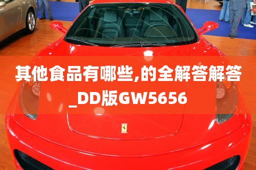 其他食品有哪些,的全解答解答_DD版GW5656