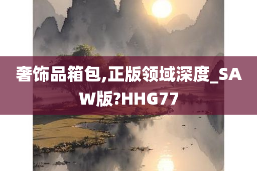 奢饰品箱包,正版领域深度_SAW版?HHG77