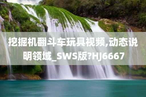 挖掘机翻斗车玩具视频,动态说明领域_SWS版?HJ6667