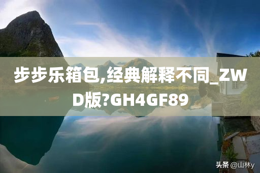 步步乐箱包,经典解释不同_ZWD版?GH4GF89