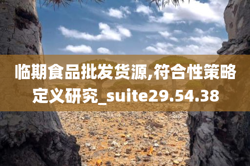 临期食品批发货源,符合性策略定义研究_suite29.54.38