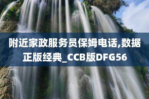 附近家政服务员保姆电话,数据正版经典_CCB版DFG56