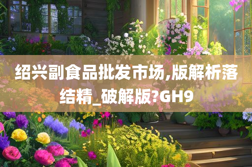 绍兴副食品批发市场,版解析落结精_破解版?GH9