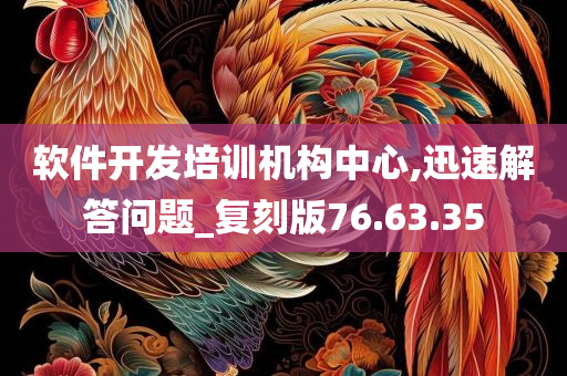 软件开发培训机构中心,迅速解答问题_复刻版76.63.35