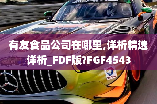 有友食品公司在哪里,详析精选详析_FDF版?FGF4543