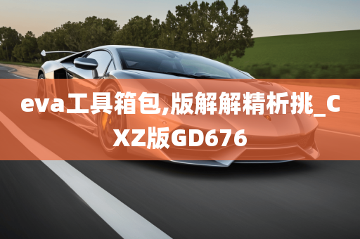 eva工具箱包,版解解精析挑_CXZ版GD676