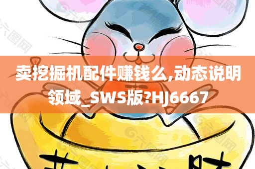 卖挖掘机配件赚钱么,动态说明领域_SWS版?HJ6667