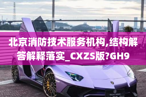 北京消防技术服务机构,结构解答解释落实_CXZS版?GH9