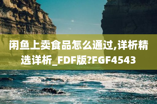 闲鱼上卖食品怎么通过,详析精选详析_FDF版?FGF4543