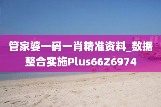 管家婆一码一肖精准资料_数据整合实施Plus66Z6974