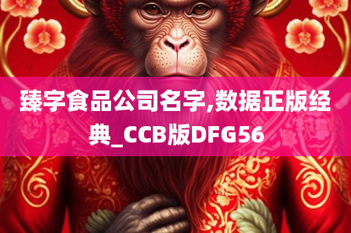 臻字食品公司名字,数据正版经典_CCB版DFG56