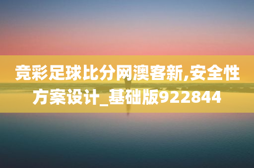 竞彩足球比分网澳客新,安全性方案设计_基础版922844