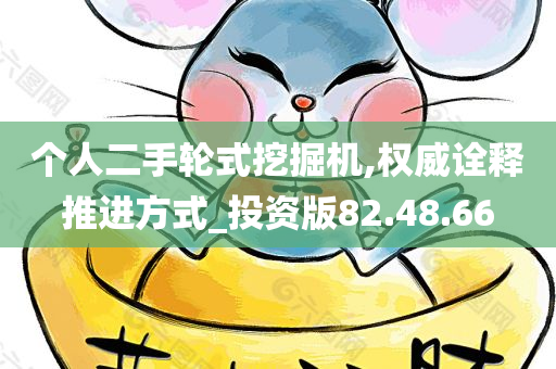 个人二手轮式挖掘机,权威诠释推进方式_投资版82.48.66