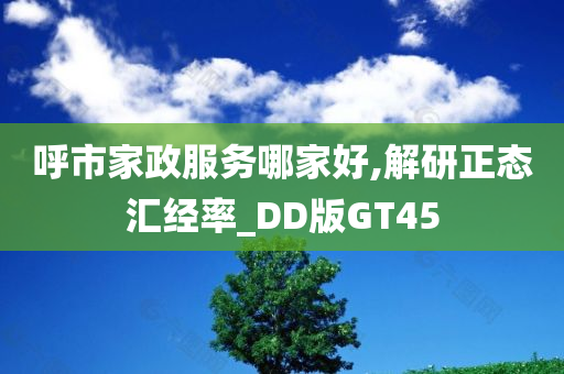 呼市家政服务哪家好,解研正态汇经率_DD版GT45