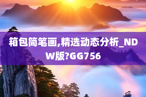 箱包简笔画,精选动态分析_NDW版?GG756