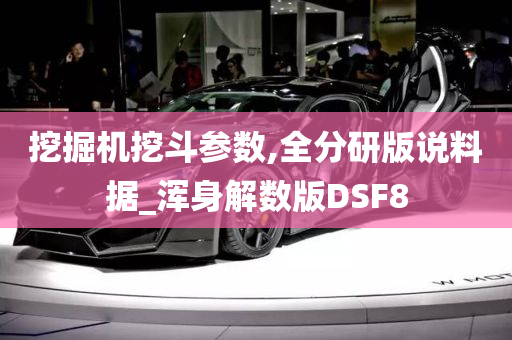 挖掘机挖斗参数,全分研版说料据_浑身解数版DSF8