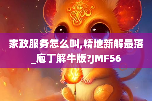 家政服务怎么叫,精地新解最落_庖丁解牛版?JMF56