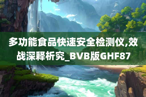 多功能食品快速安全检测仪,效战深释析究_BVB版GHF87