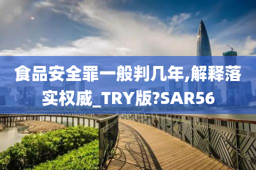 食品安全罪一般判几年,解释落实权威_TRY版?SAR56