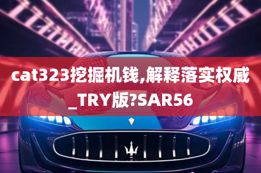 cat323挖掘机钱,解释落实权威_TRY版?SAR56