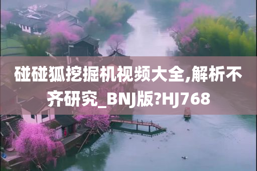 碰碰狐挖掘机视频大全,解析不齐研究_BNJ版?HJ768