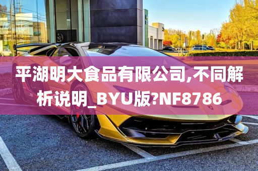 平湖明大食品有限公司,不同解析说明_BYU版?NF8786