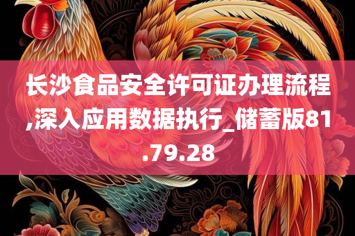 长沙食品安全许可证办理流程,深入应用数据执行_储蓄版81.79.28