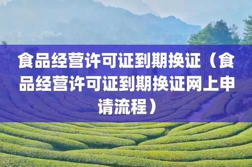 食品经营许可证到期换证（食品经营许可证到期换证网上申请流程）