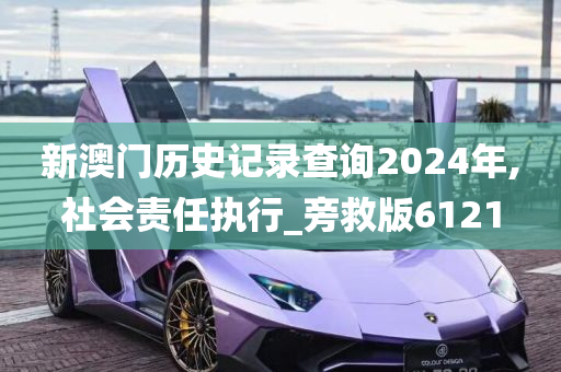 新澳门历史记录查询2024年,社会责任执行_旁救版6121